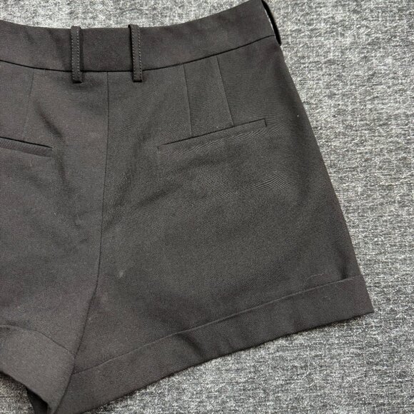 Zara Women's Black Pleated Dress Shorts - Size Medium - NWT - Picture 10 of 11